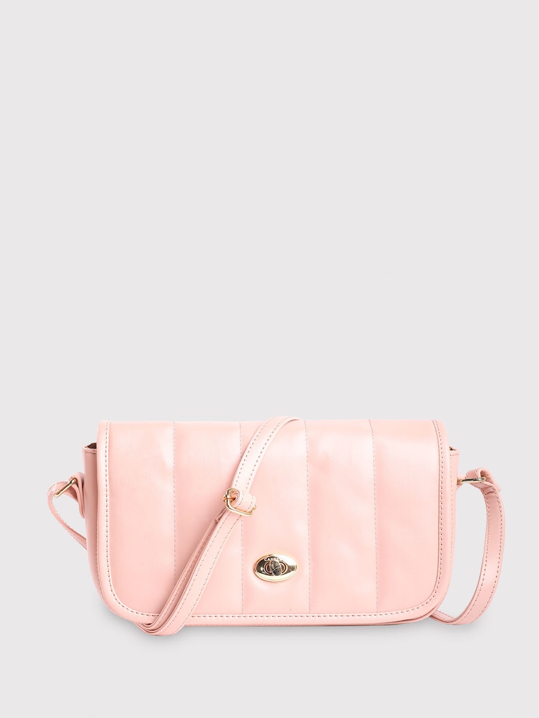 

Caprese Structured Sling Bag, Pink