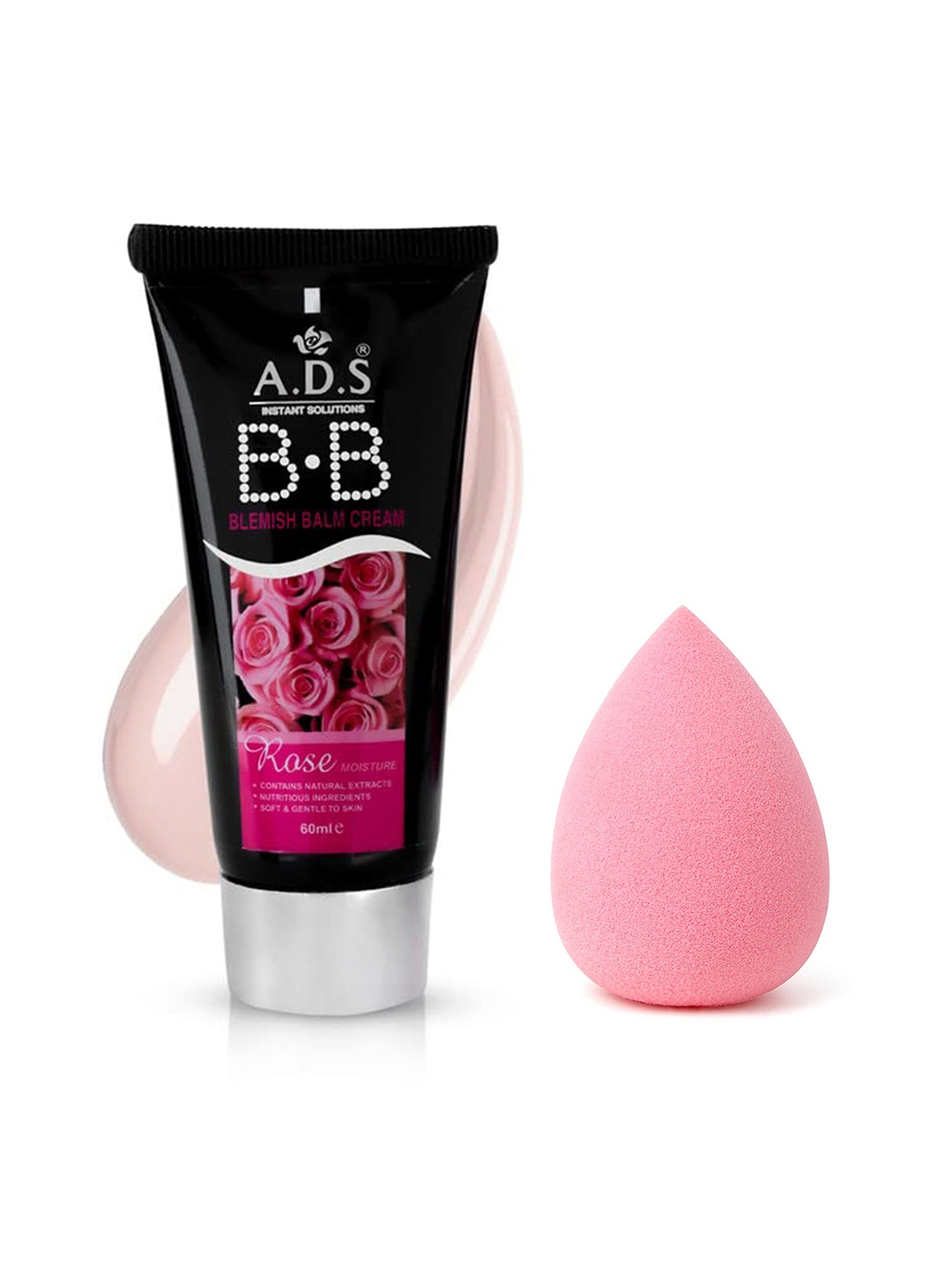 

Adbeni Set Of 2 Instant Solution BB Cream - 60ml & Beauty Blender Sponge - Beige 02