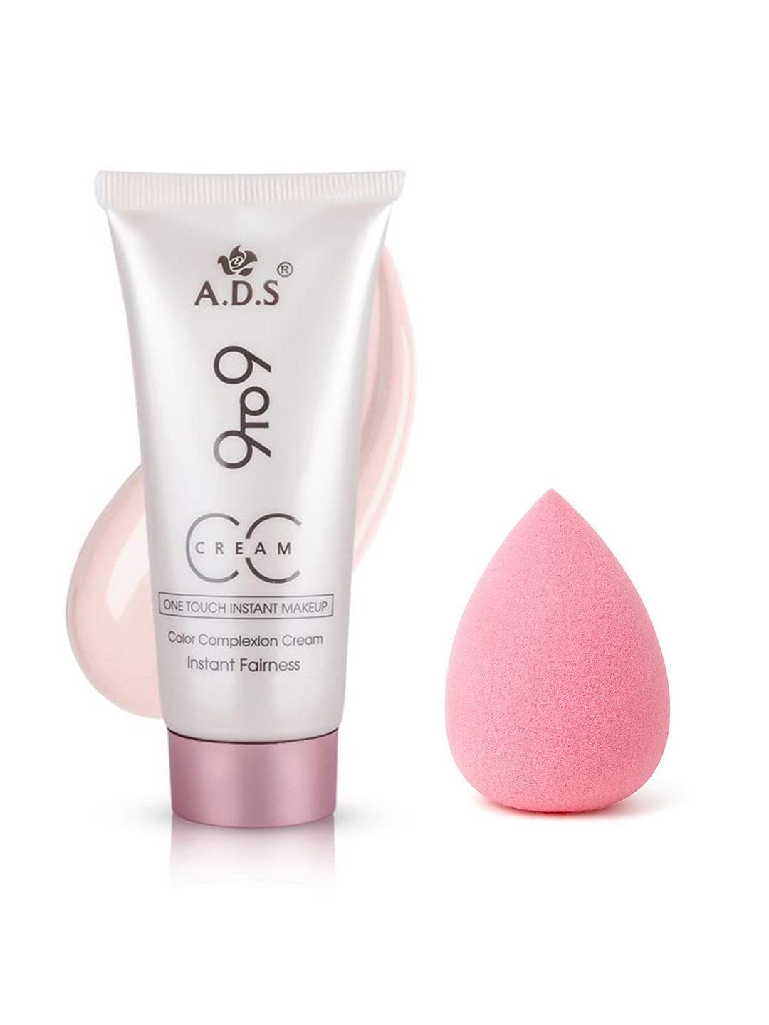 

Adbeni Set Of 2 One Touch Color Complexion Cream - 60ml & Beauty Blender Sponge - Beige 03