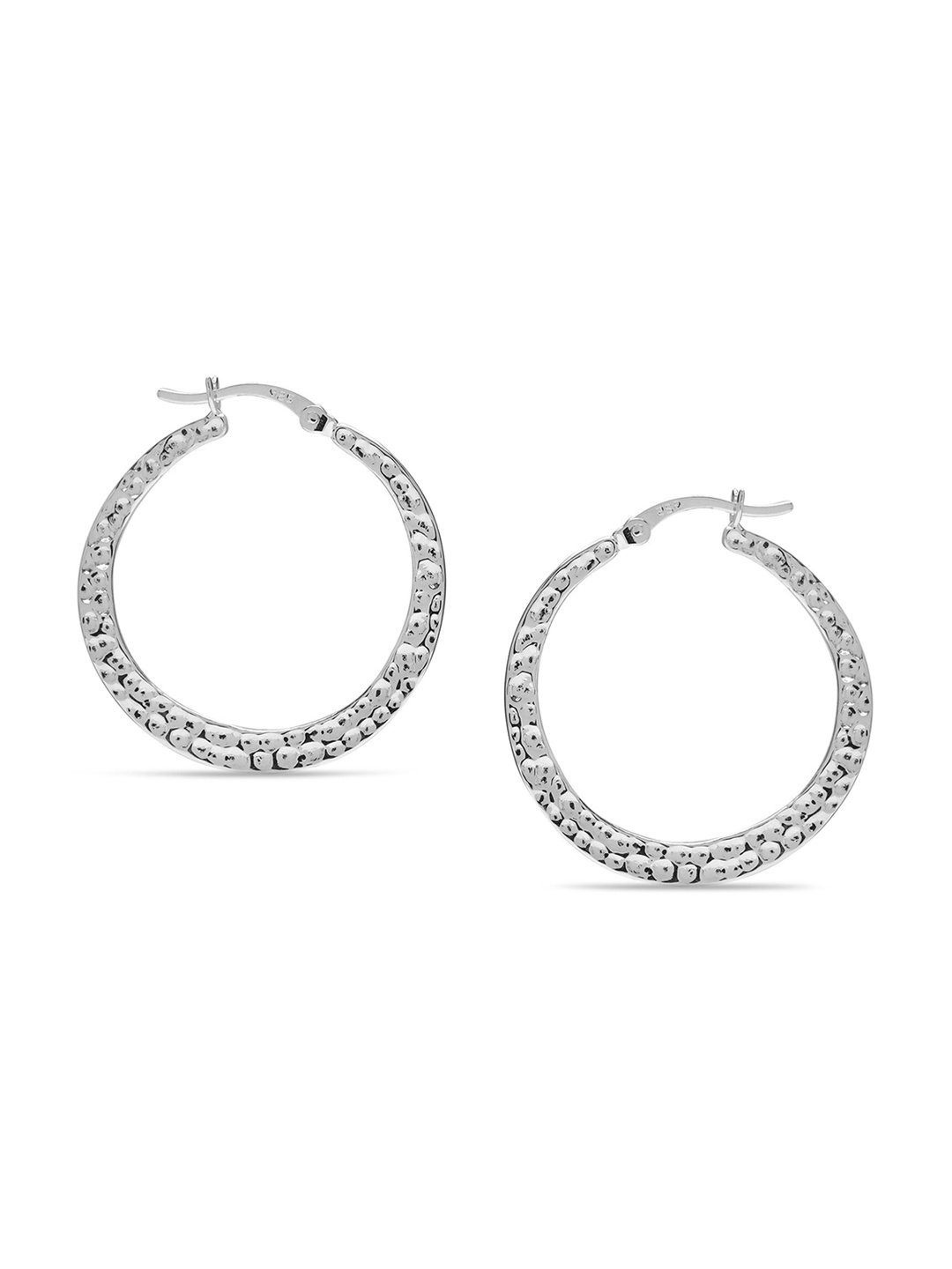 

LeCalla Silver Plated Hoop Earrings