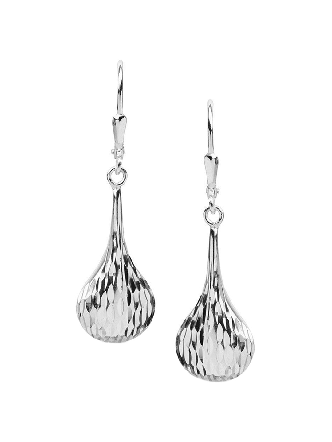 

LeCalla 92.5 Sterling Silver Plated Contemporary Drop Earrings