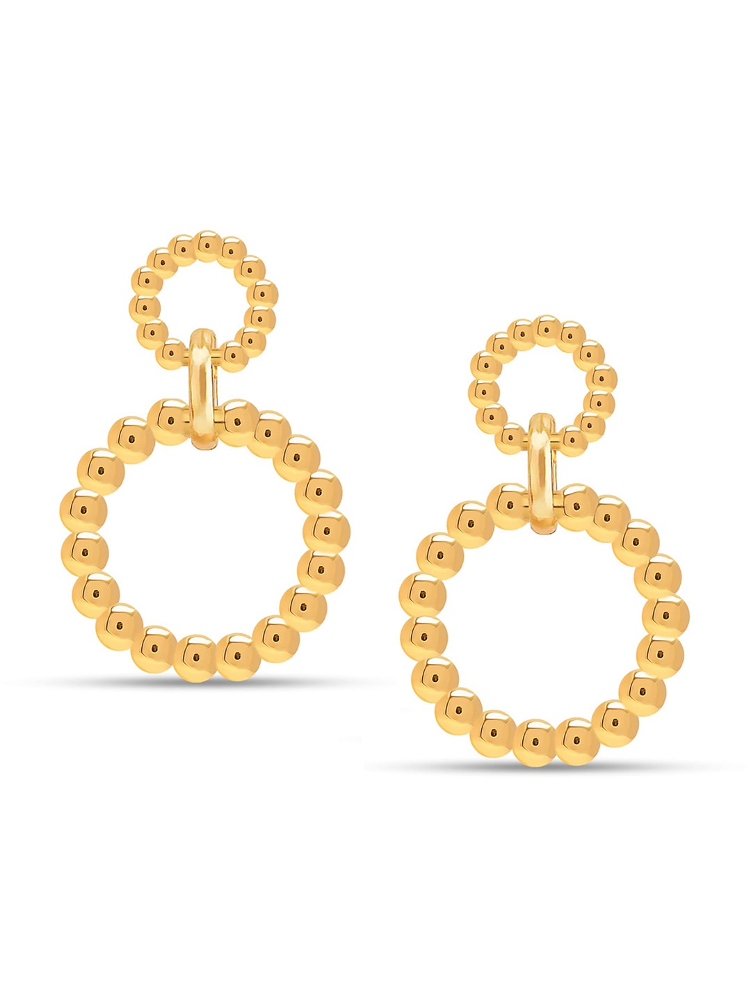 

LeCalla Gold Plated Contemporary Stud Earrings