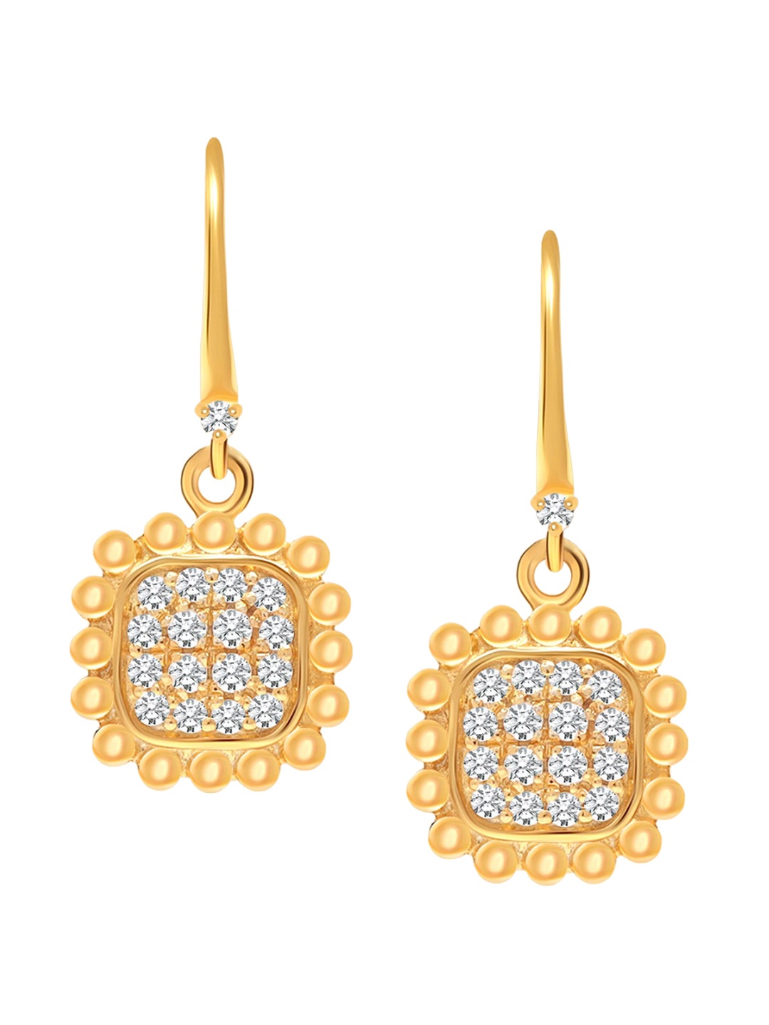 

LeCalla 925 Sterling Silver Gold-Plated Contemporary Drop Earrings