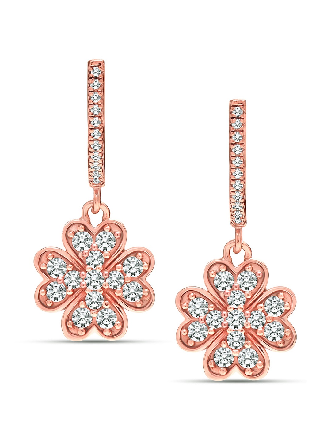 

LeCalla Rose Gold-Plated Contemporary Studs Earrings