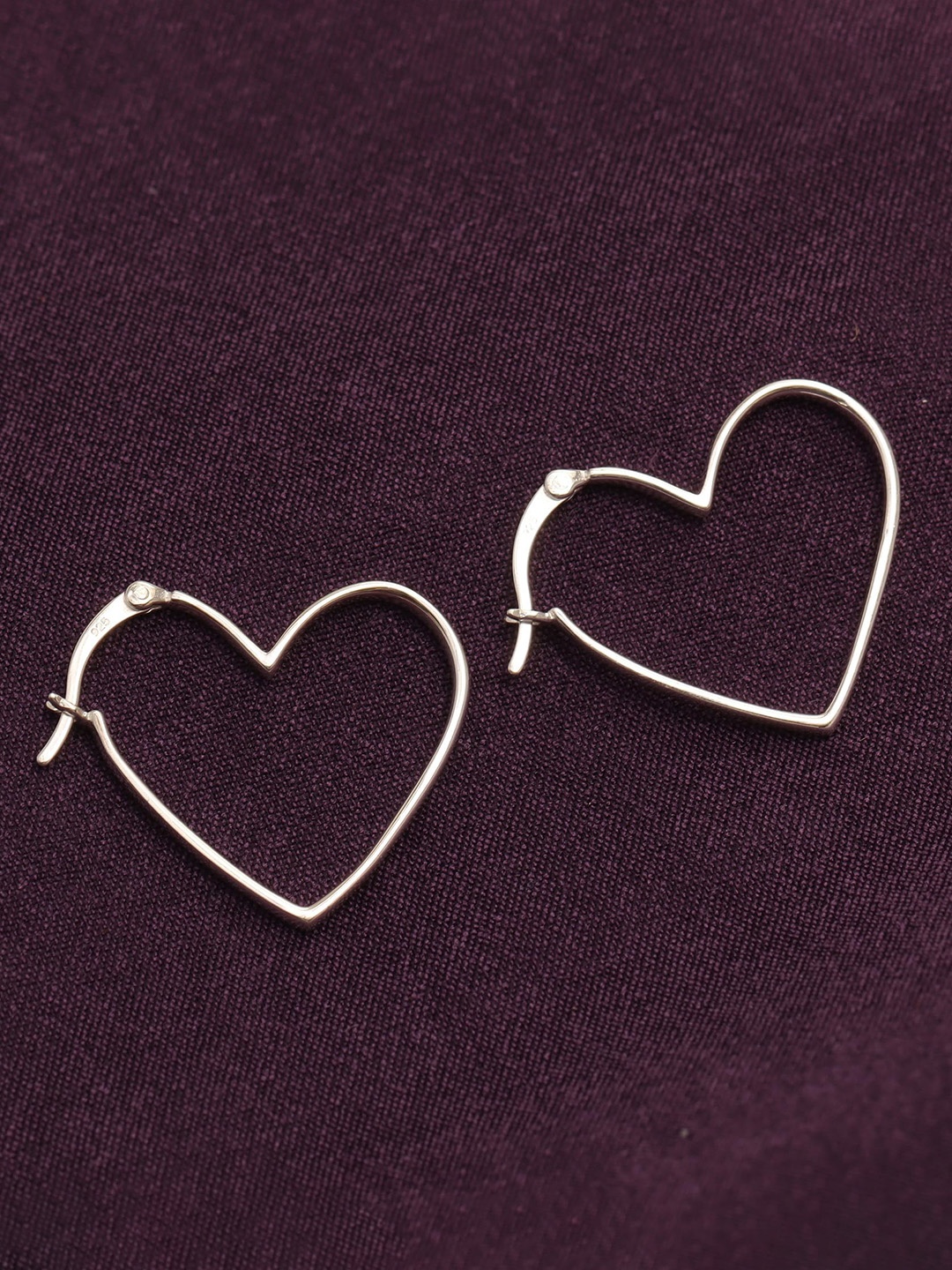 

LeCalla 92.5 Sterling Silver Plated Contemporary Hoop Earrings