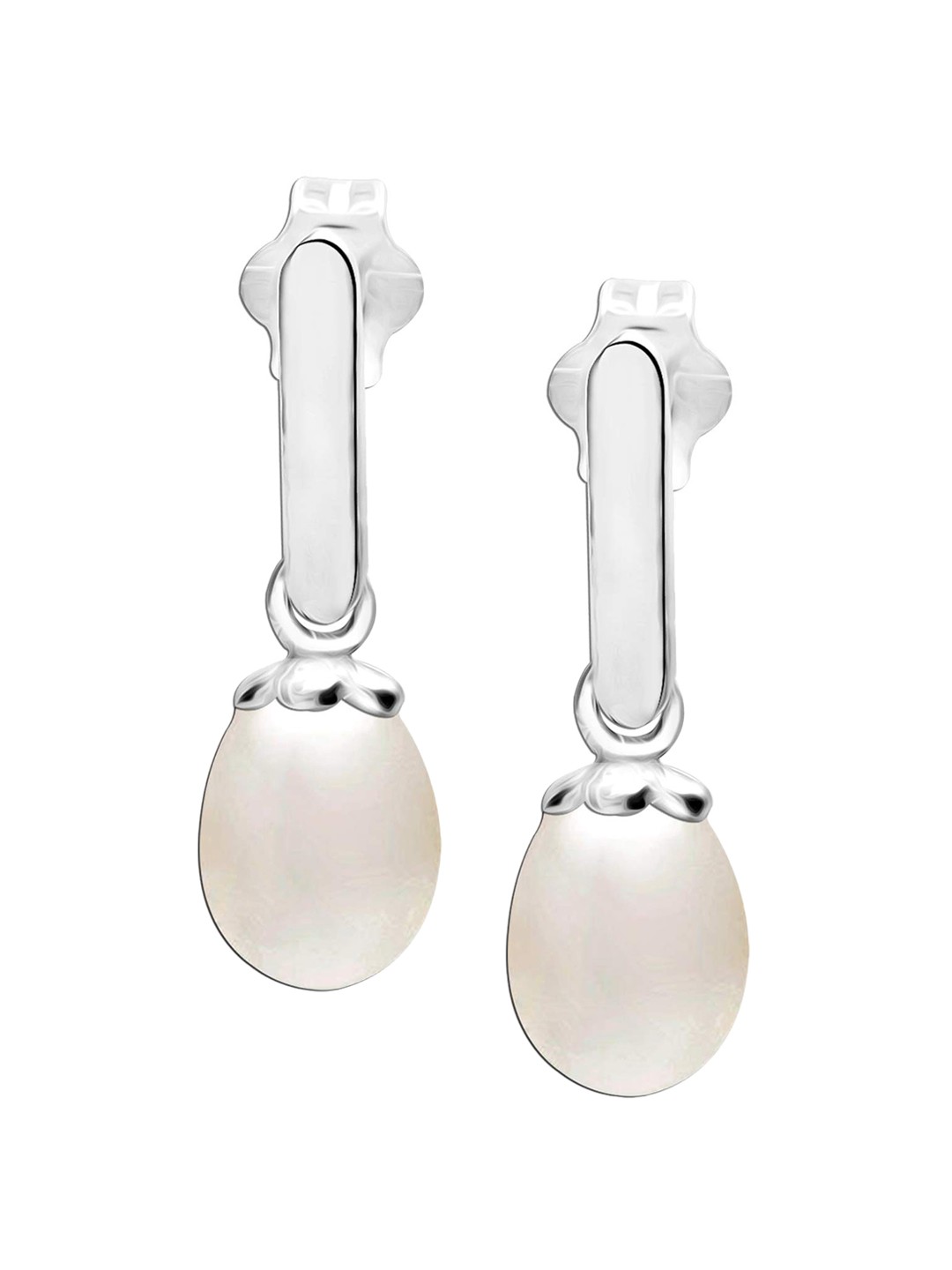 

LeCalla 92.5 Sterling Silver Plated Contemporary Drop Earrings