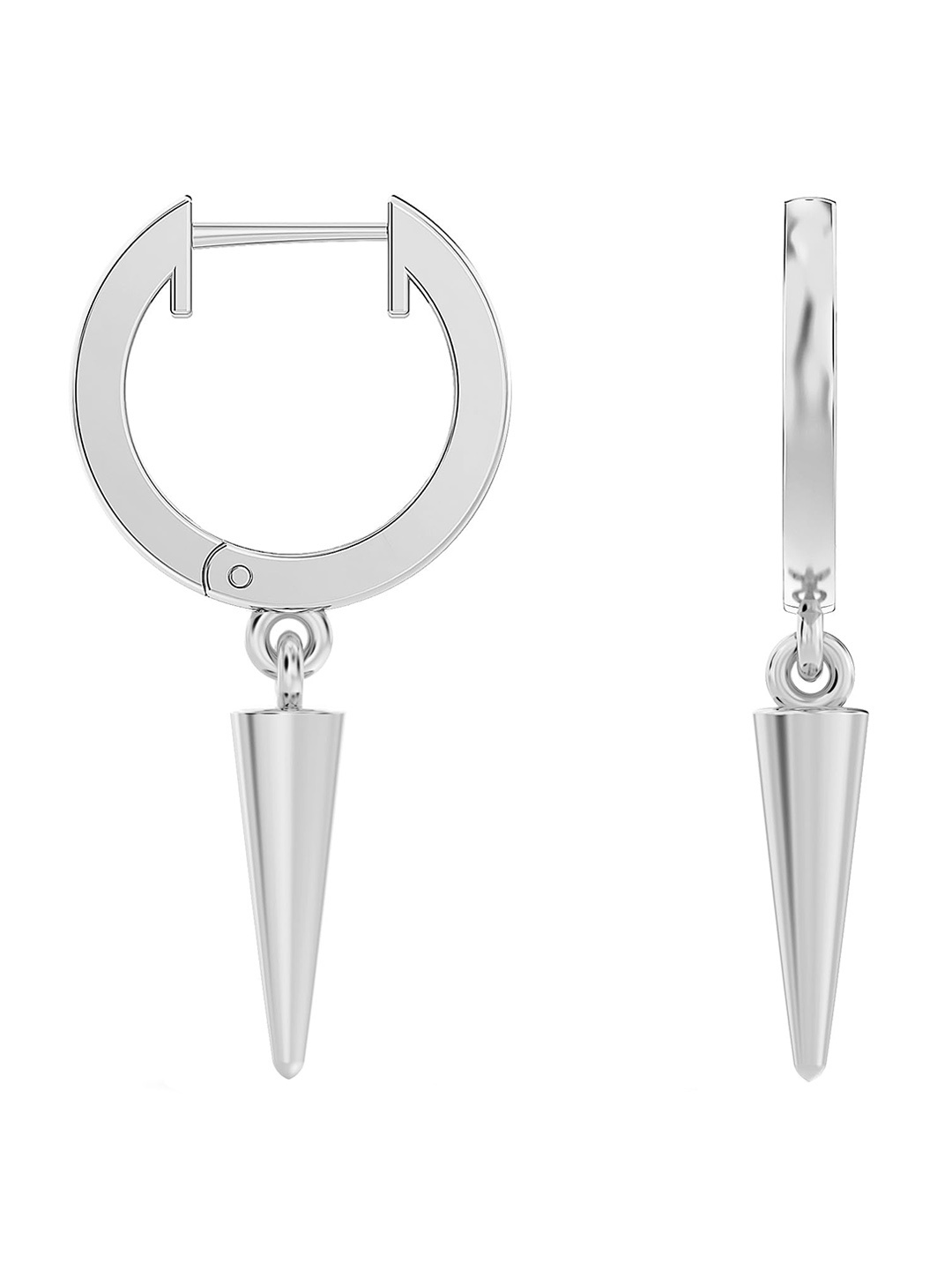 

LeCalla 925 Sterling Silver Plated Contemporary Drop Earrings