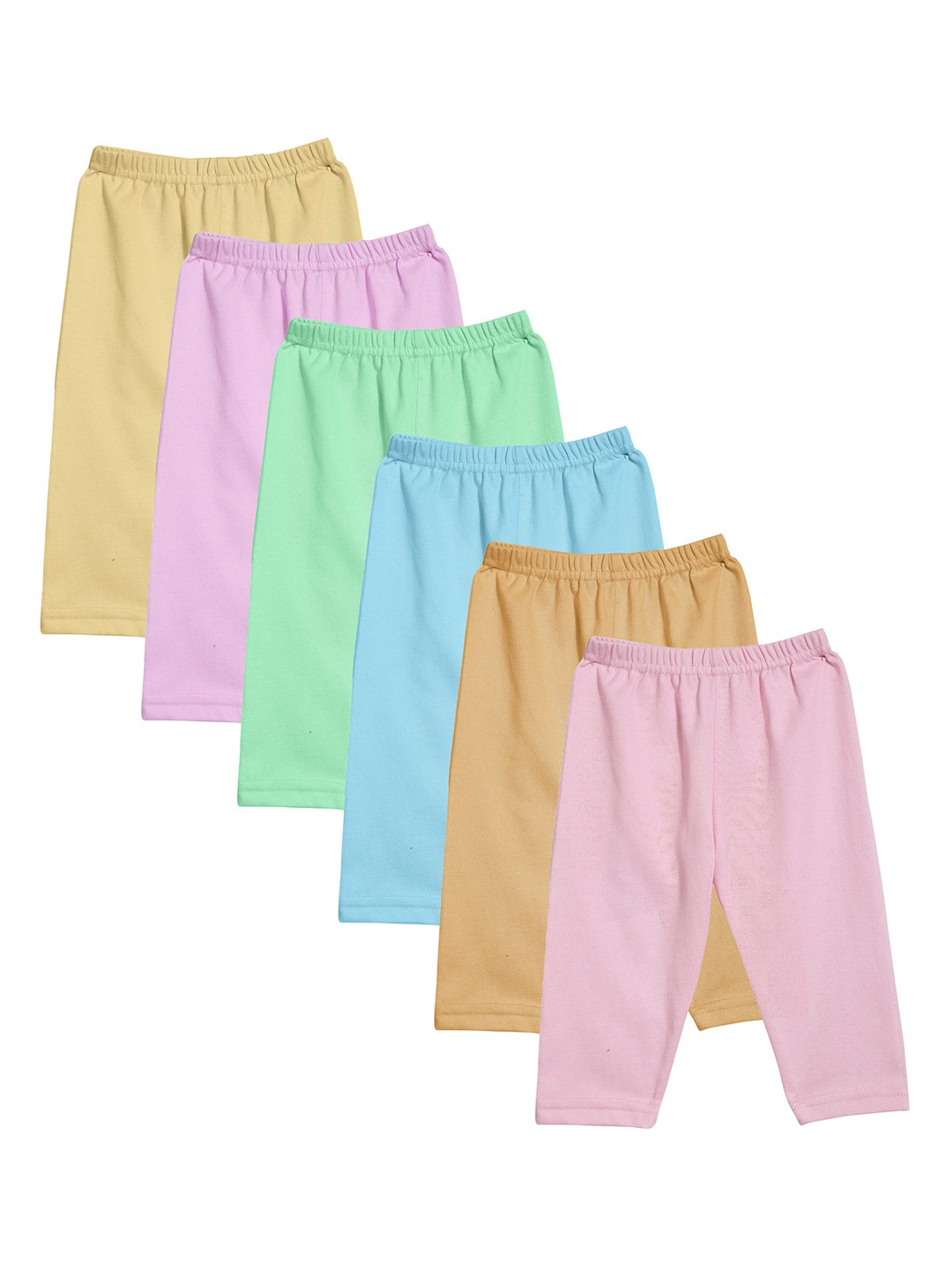 Dowin Kids Pack Of 6 Cotton Track Pants, Brown