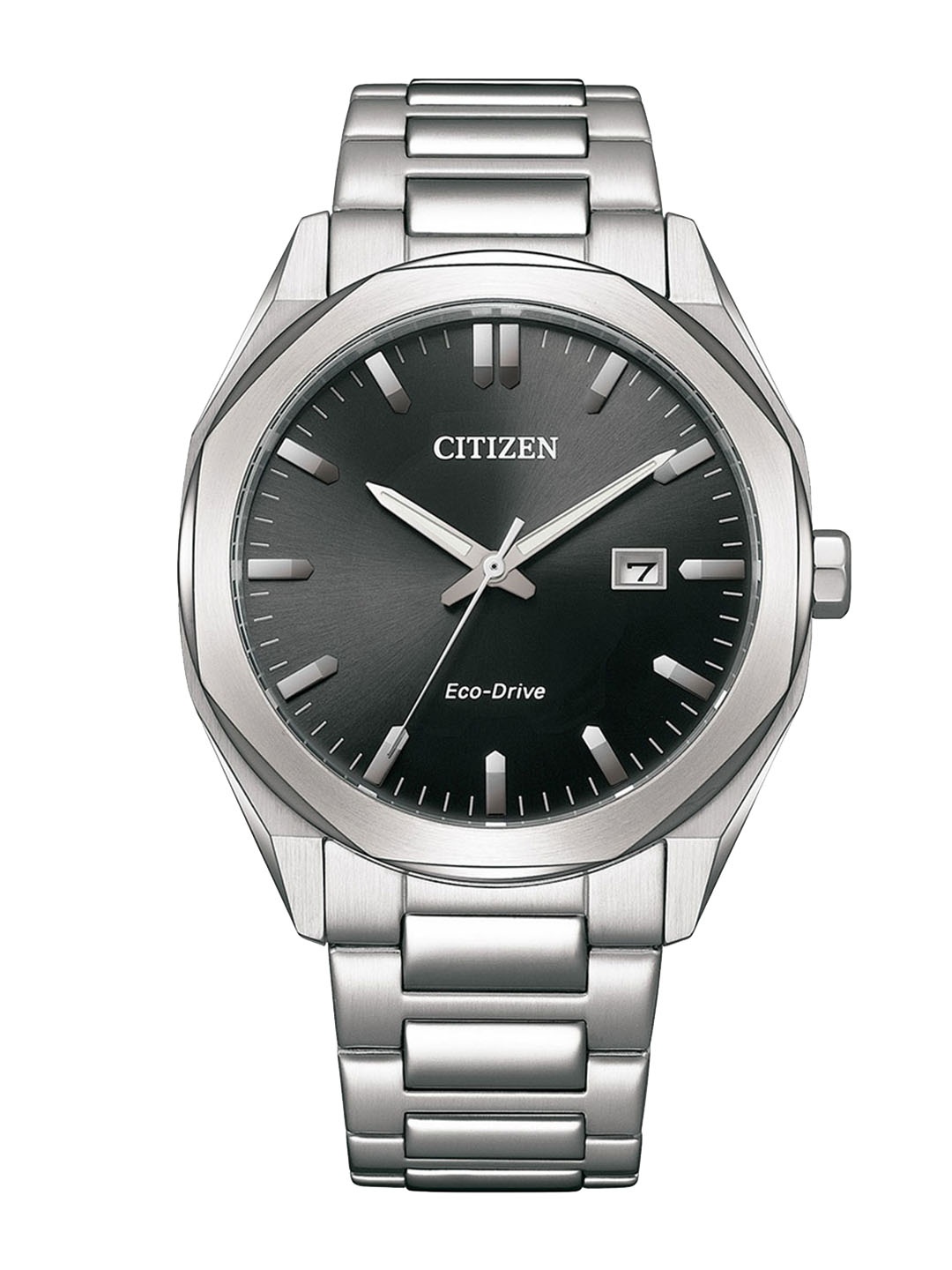 

Citizen Men Stainless Steel Bracelet Style Straps Analogue Watch BM7600-81E, Black