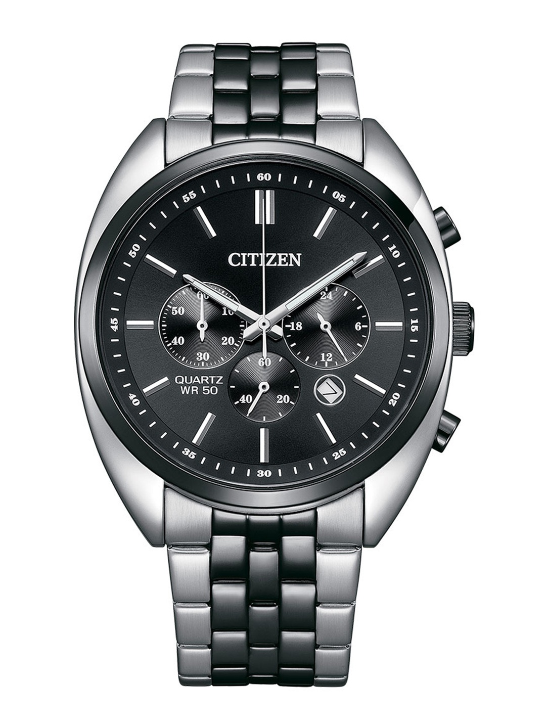 

Citizen Men Stainless Steel Straps Bracelet Style Straps Analogue Watch AN8218-54E, Black