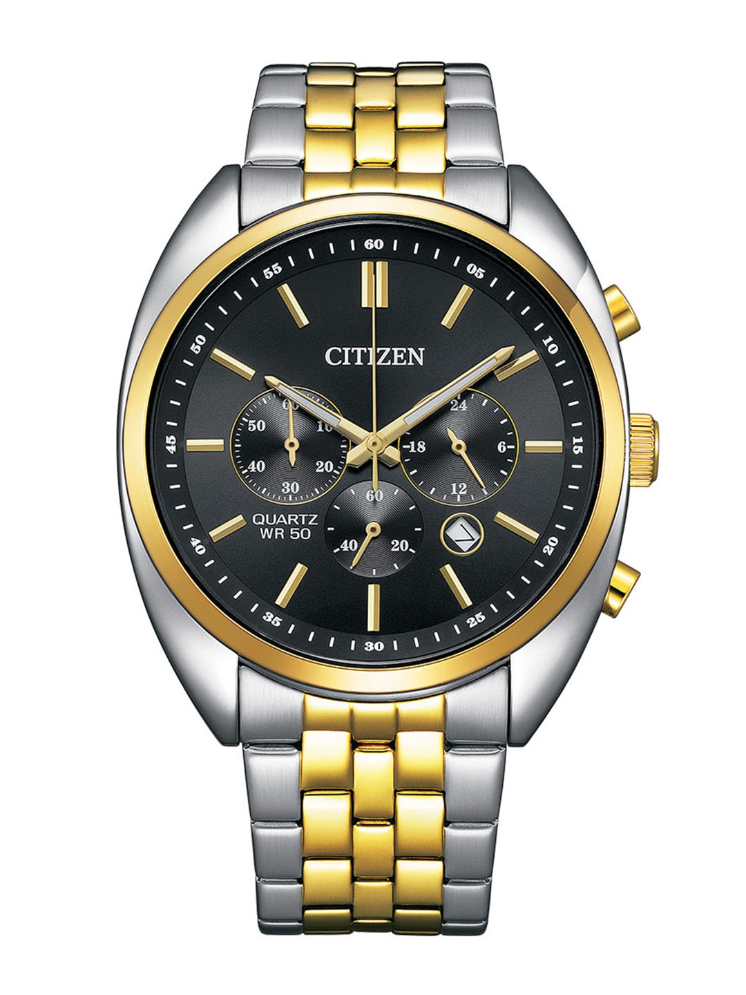 

Citizen Men Stainless Steel Bracelet Style Straps Analogue Watch AN8214-55E, Black