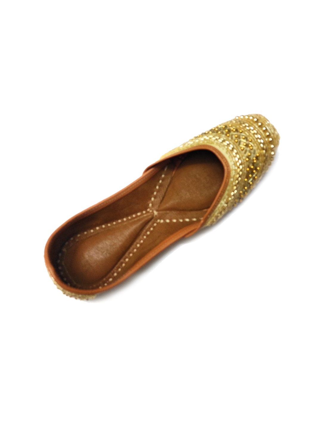 

Ta Chic Embellished Mojaris, Gold