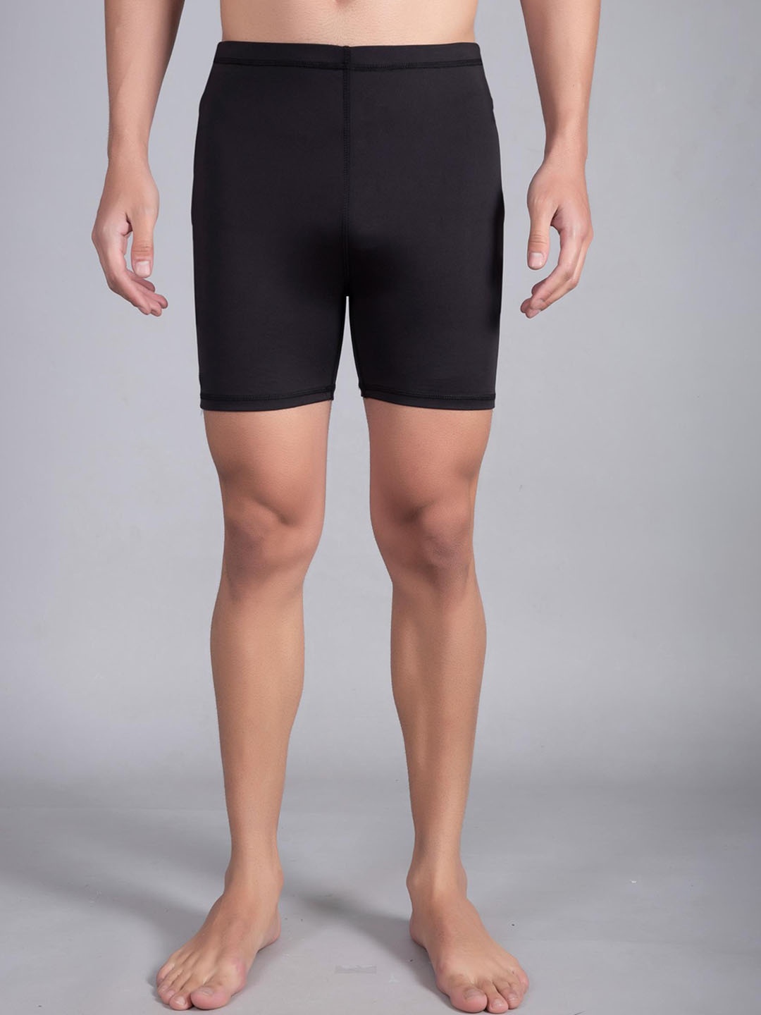 

Apraa & Parma Men Slim-fit Swim Shorts, Black