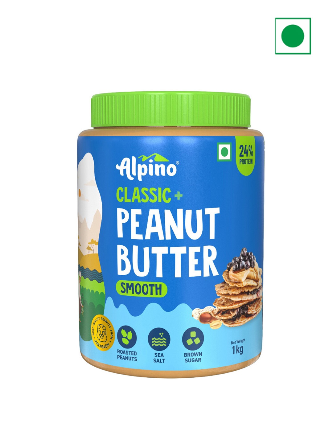 

Alpino Classic Peanut Butter Smooth-1Kg, Blue