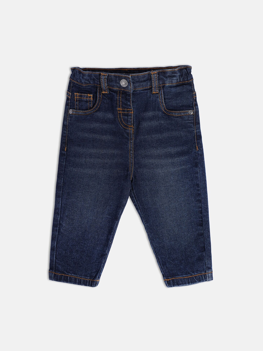 

MINI KLUB Girls Classic Light Fade Stretchable Jeans, Blue