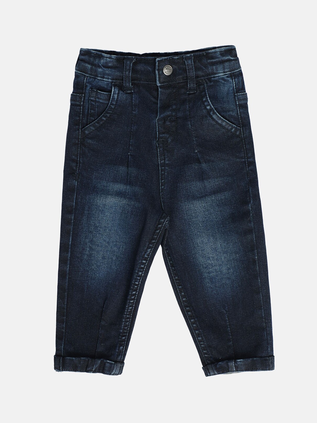 

MINI KLUB Boys Classic Light Fade Stretchable Jeans, Blue