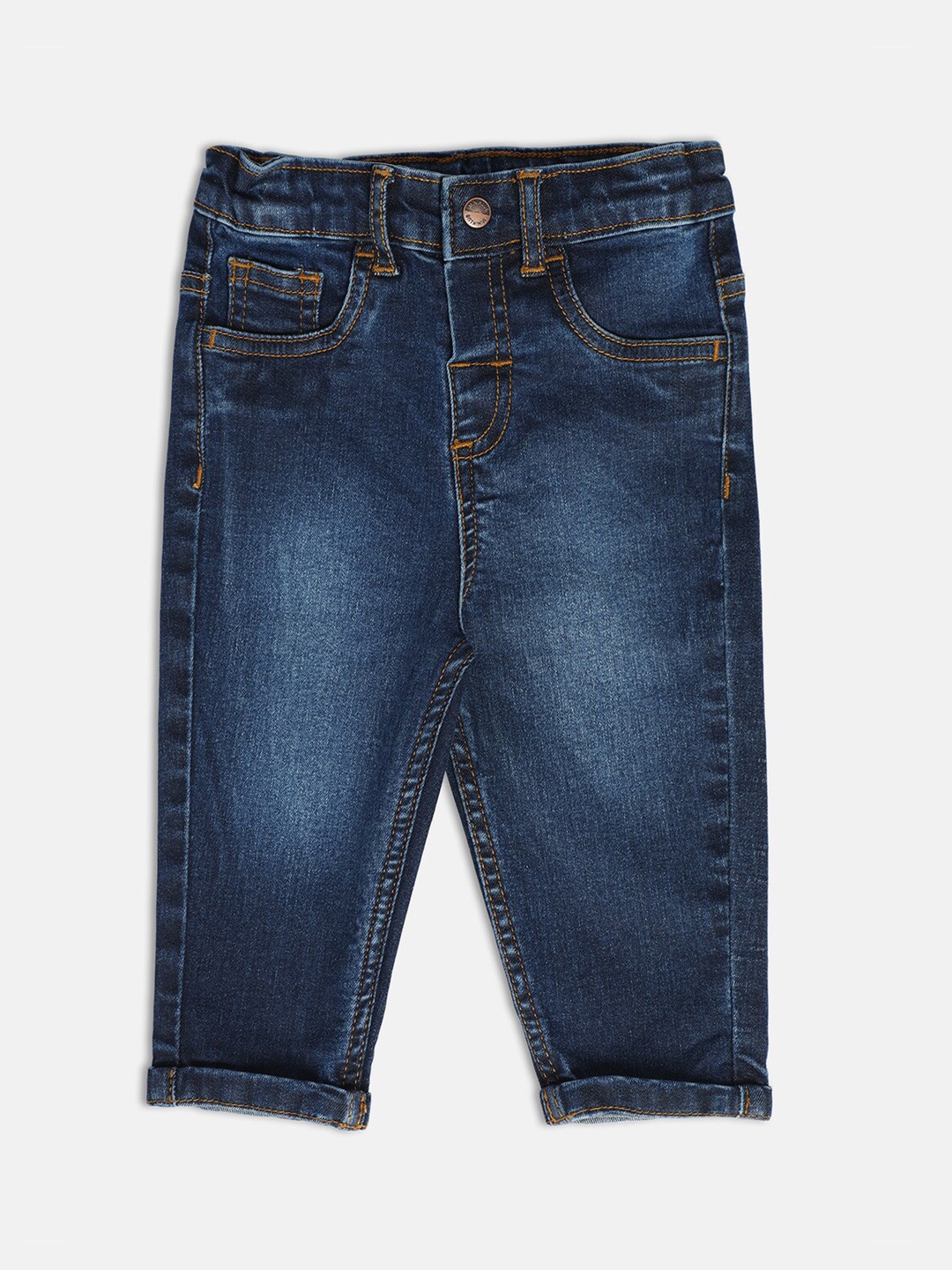 

MINI KLUB Boys Classic Light Fade Stretchable Jeans, Blue