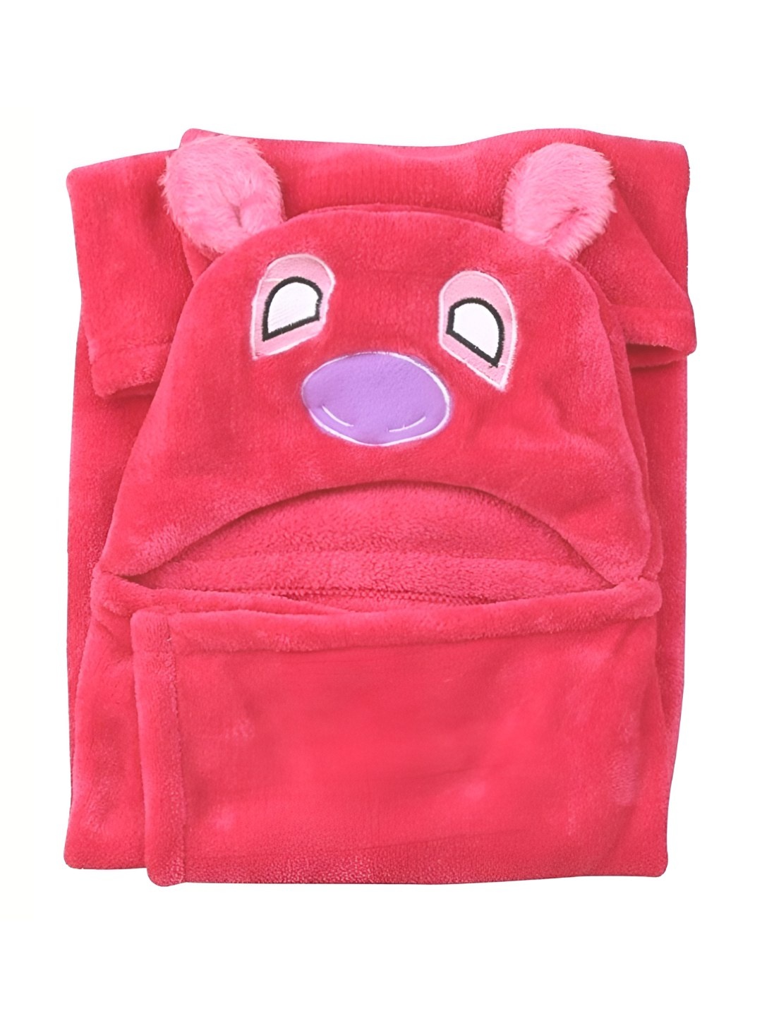 

Bajo's Pink & Purple Cartoon Characters Cotton AC Room 350 GSM Single Bed Blanket
