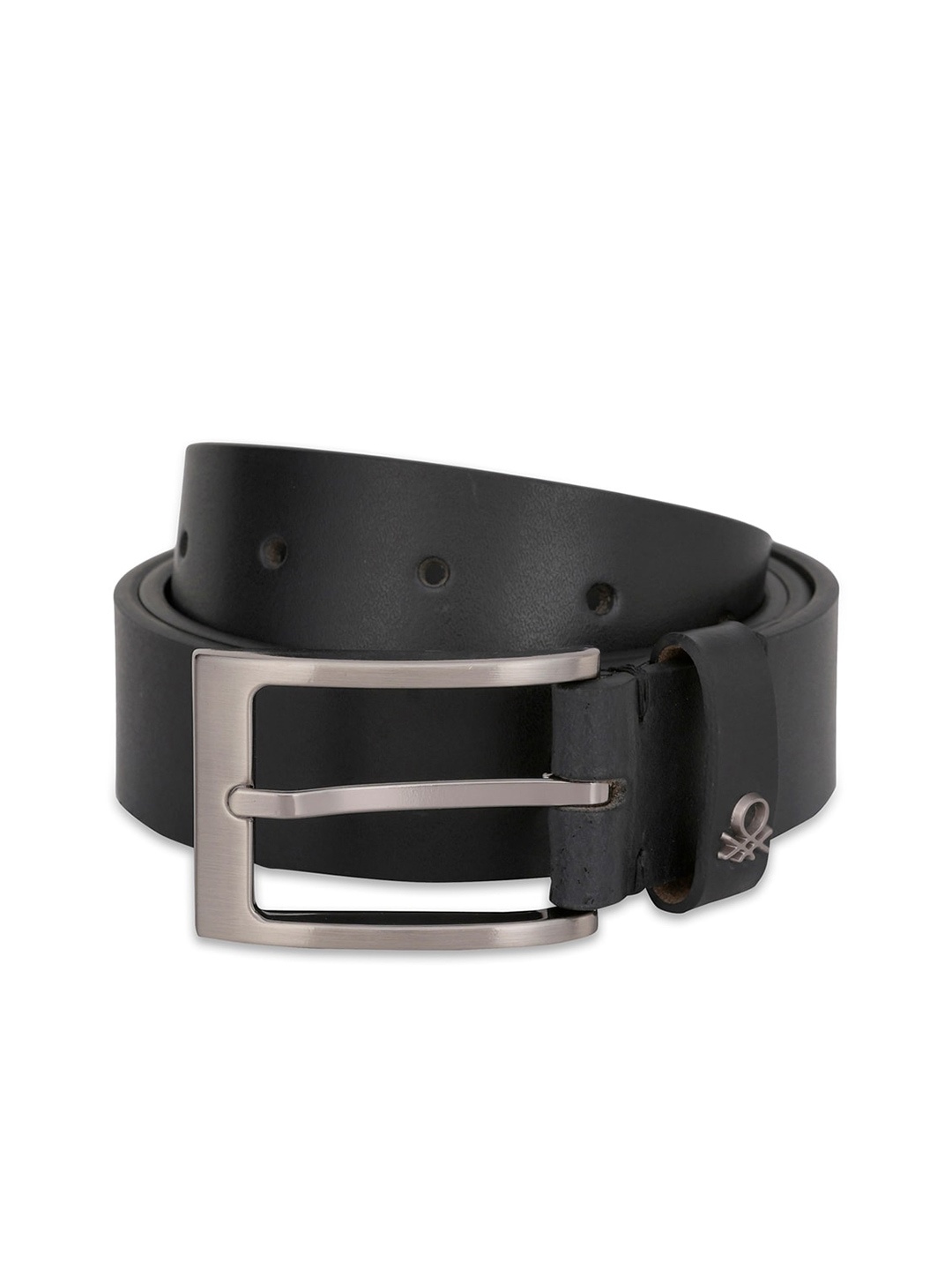 

United Colors of Benetton Men Leather Belt, Black