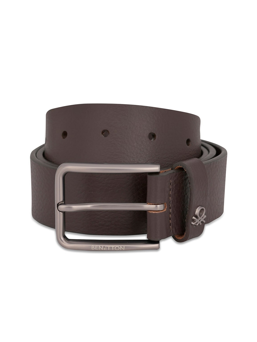 

United Colors of Benetton Men Leather Formal Belt, Brown