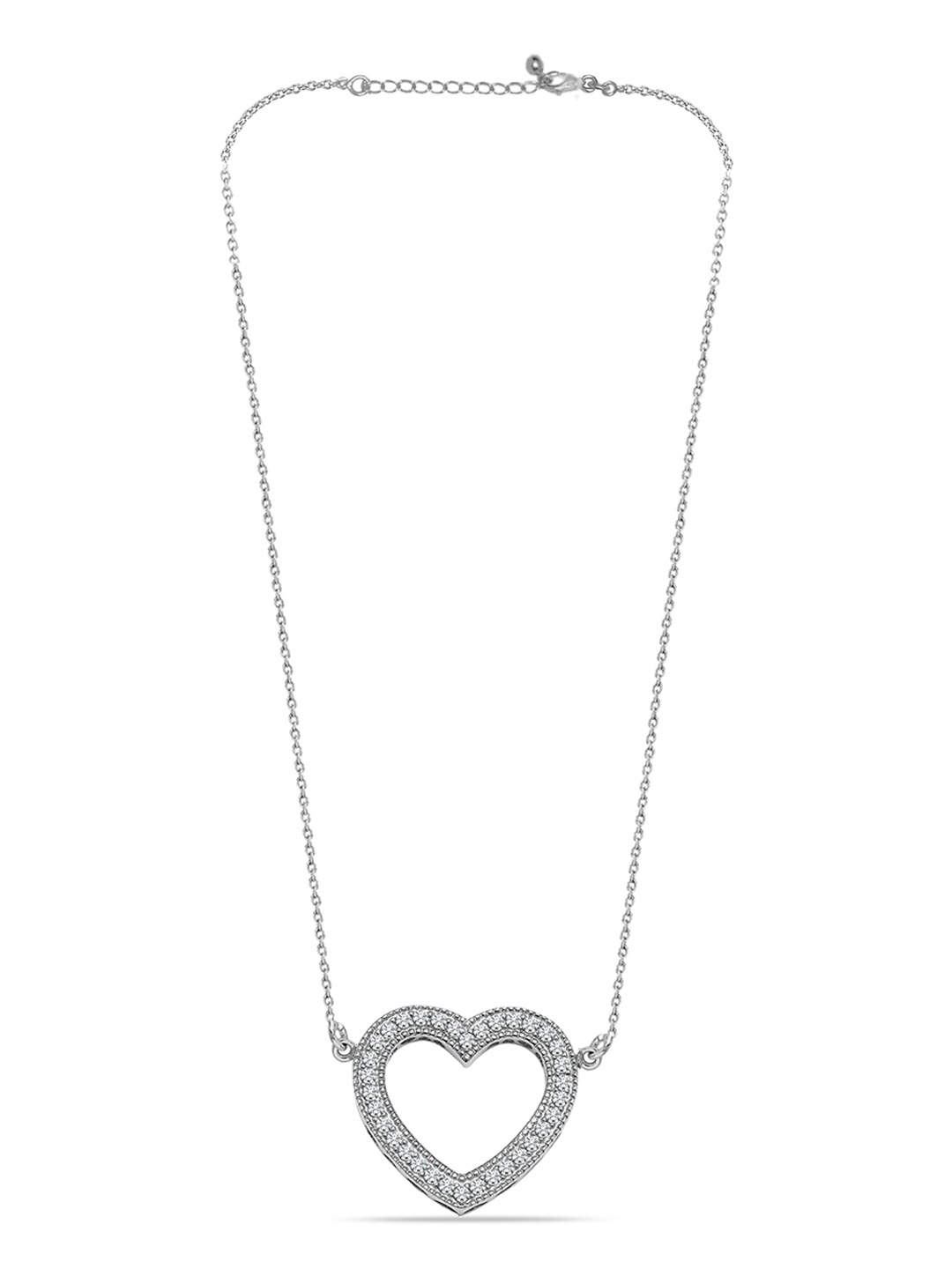 

LeCalla Sterling Silver Rhodium-Plated Necklace