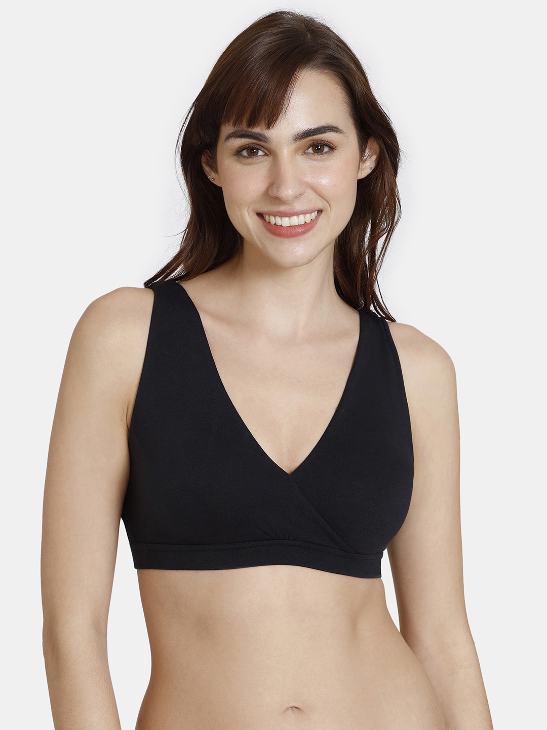

Zivame Full Coverage Cotton Bra, Black