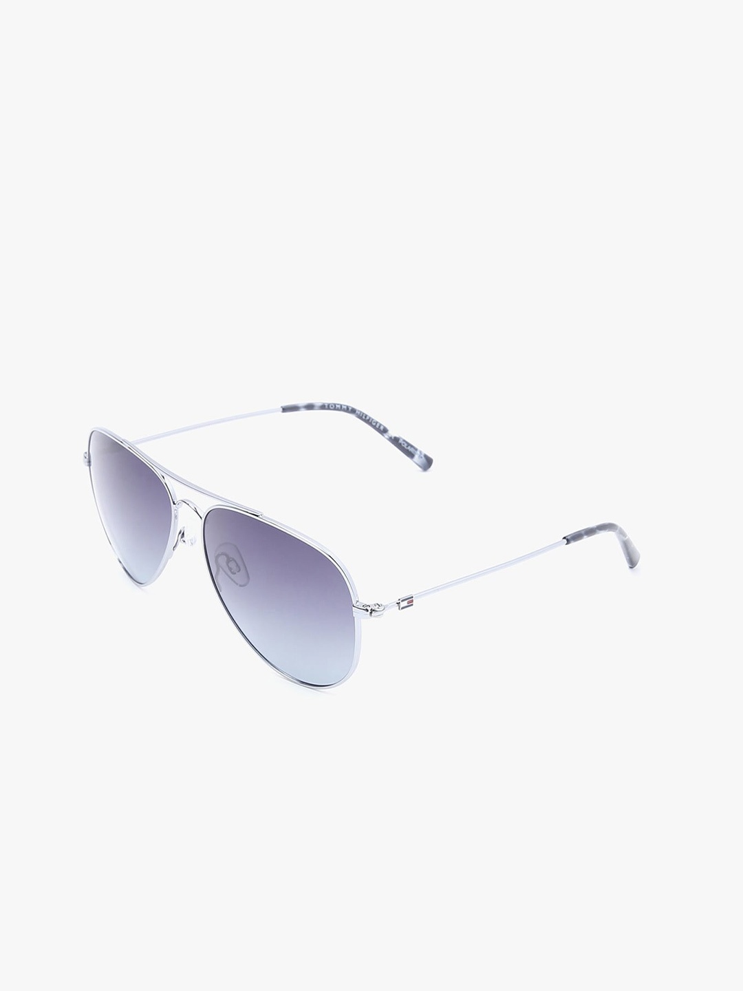 

Tommy Hilfiger Men Aviator Sunglasses with UV Protected Lens-TH 835 PL C3 S, Blue