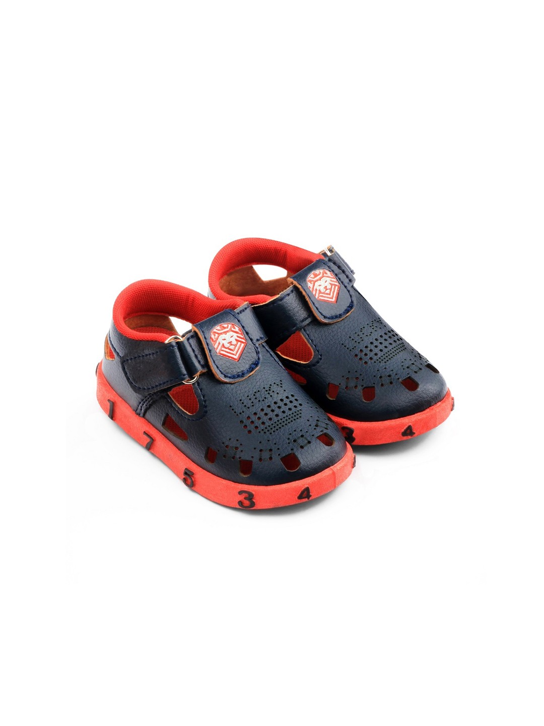 

BAESD Kids Colourblocked Shoe-Style Sandals, Navy blue