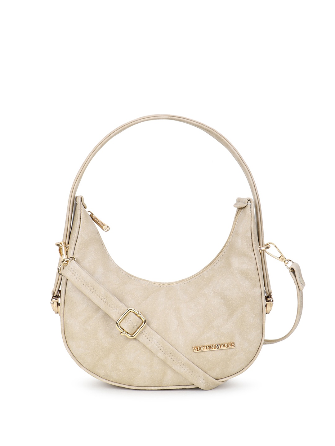 

WOMEN MARKS Half Moon Hobo Bag, Cream