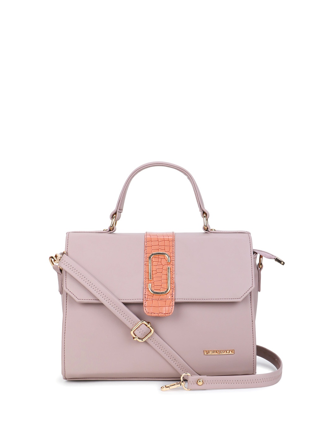 

WOMEN MARKS PU Structured Handheld Bag, Pink