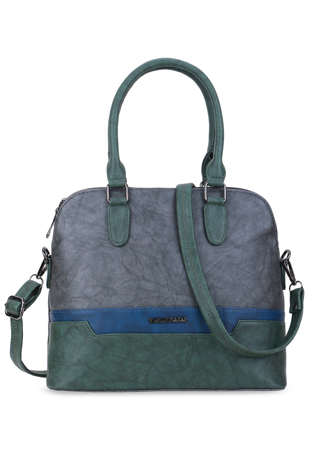 

WOMEN MARKS Structured Handheld Bag, Grey