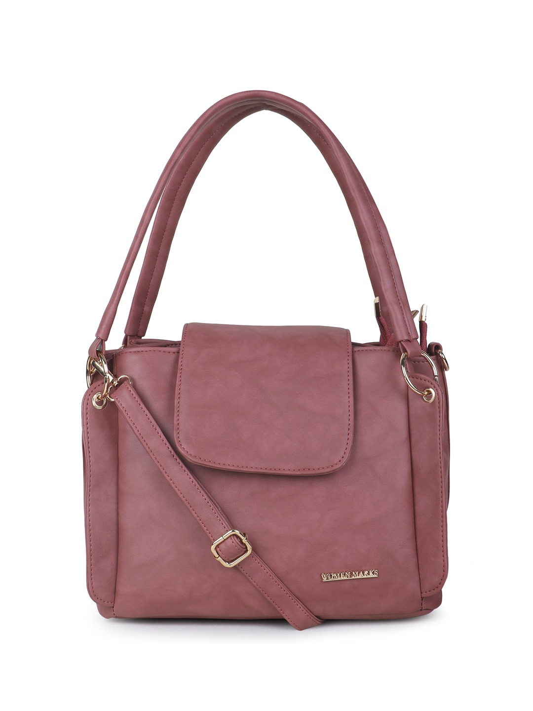

WOMEN MARKS PU Structured Handheld Bag, Pink
