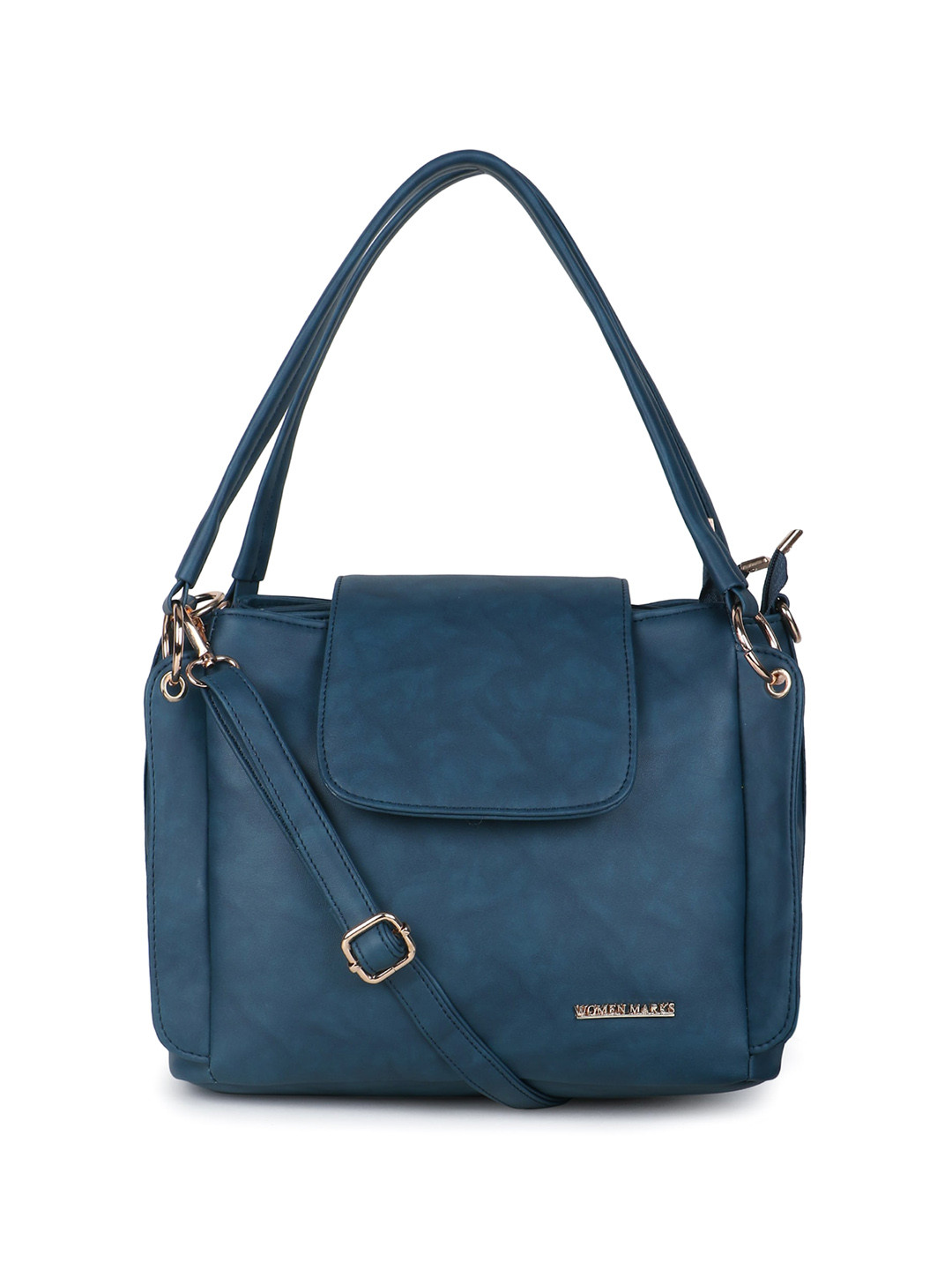 

WOMEN MARKS PU Structured Handheld Bag, Blue