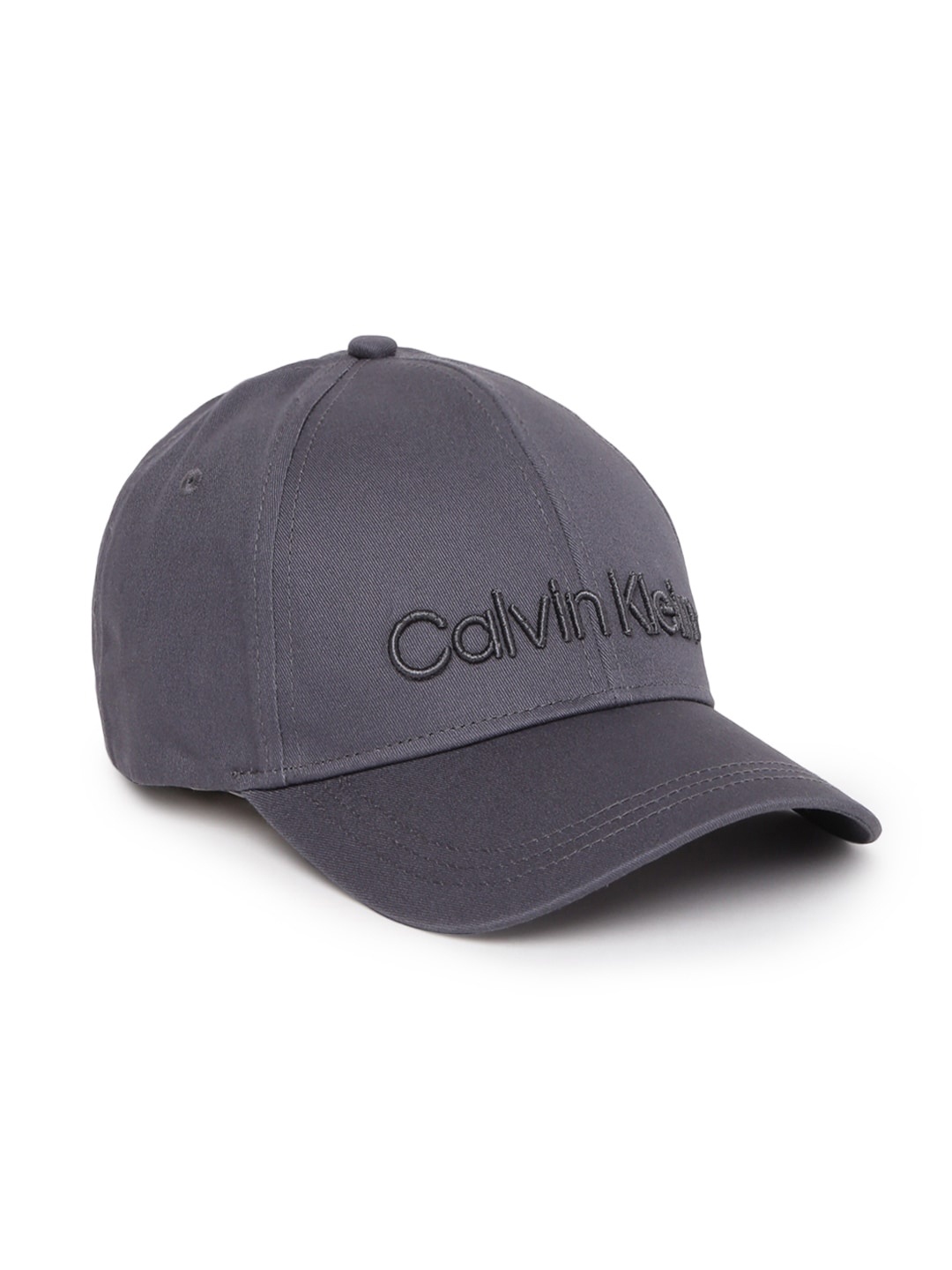 

Calvin Klein Men Embroidered Organic Cotton Baseball Cap, Grey