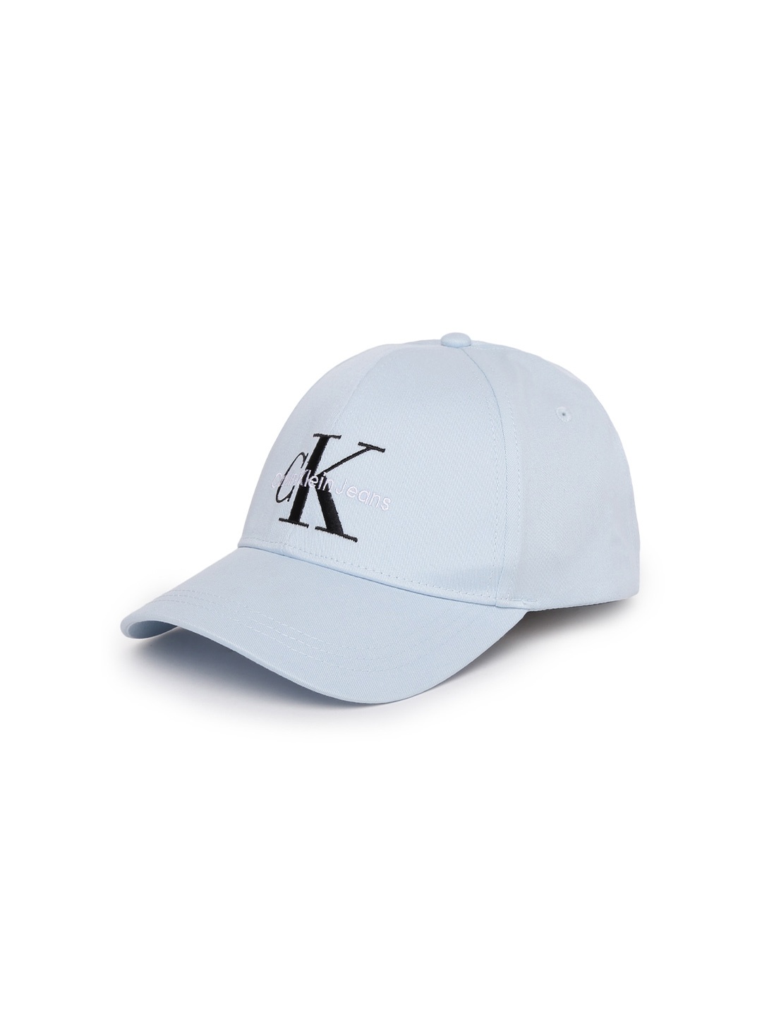 Calvin Klein Men Brand Logo Printed Organic Cotton Baseball Cap, Blue