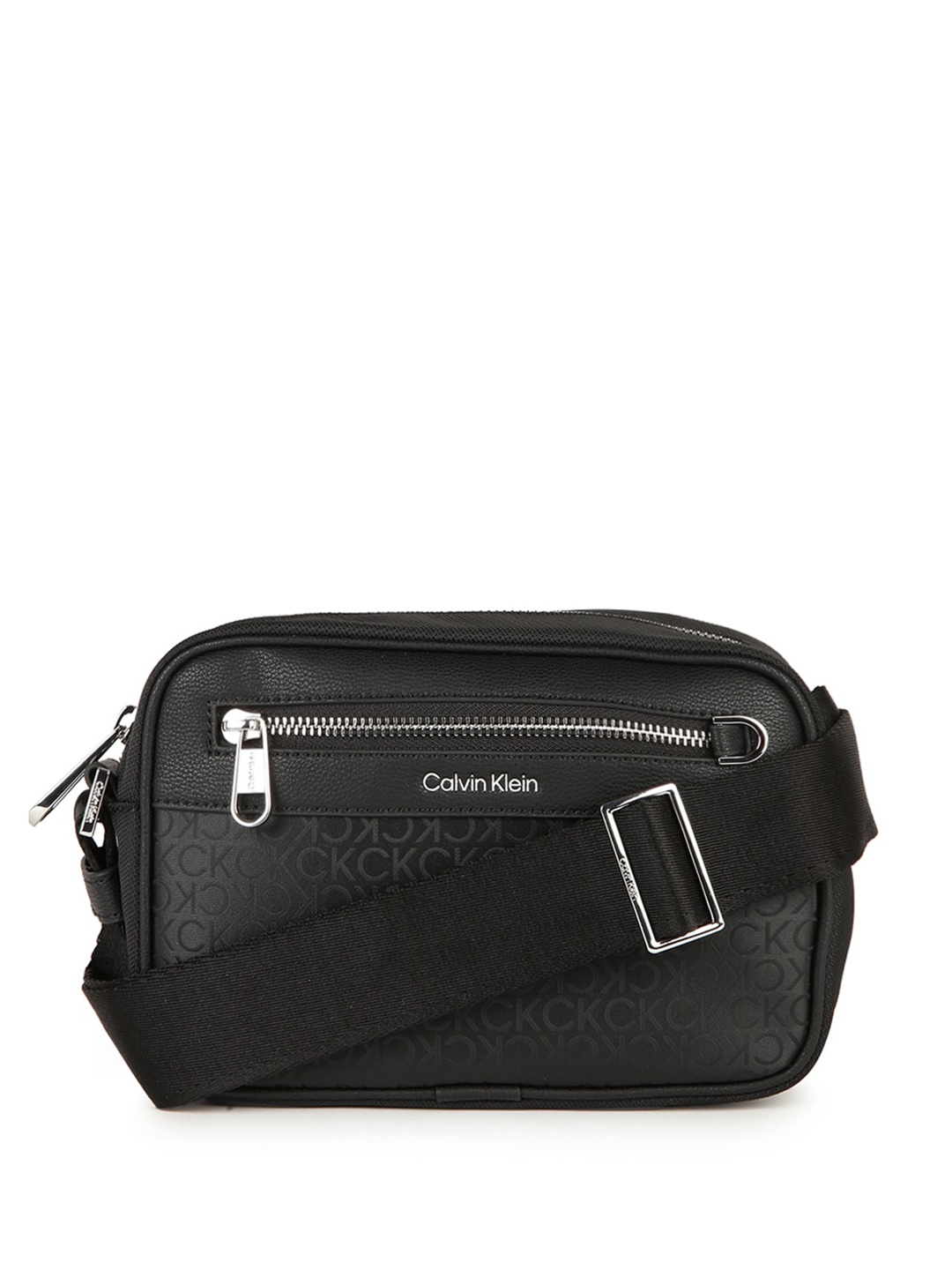 

Calvin Klein Men Printed Structured Crossbody Bag, Black