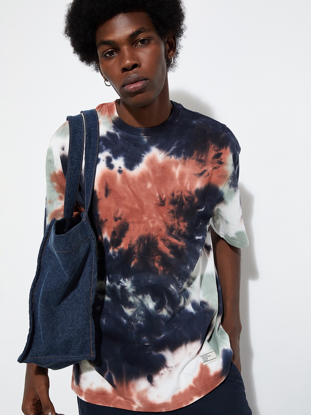 

max URB_N Oversized Tie & Dye T-shirt, Red