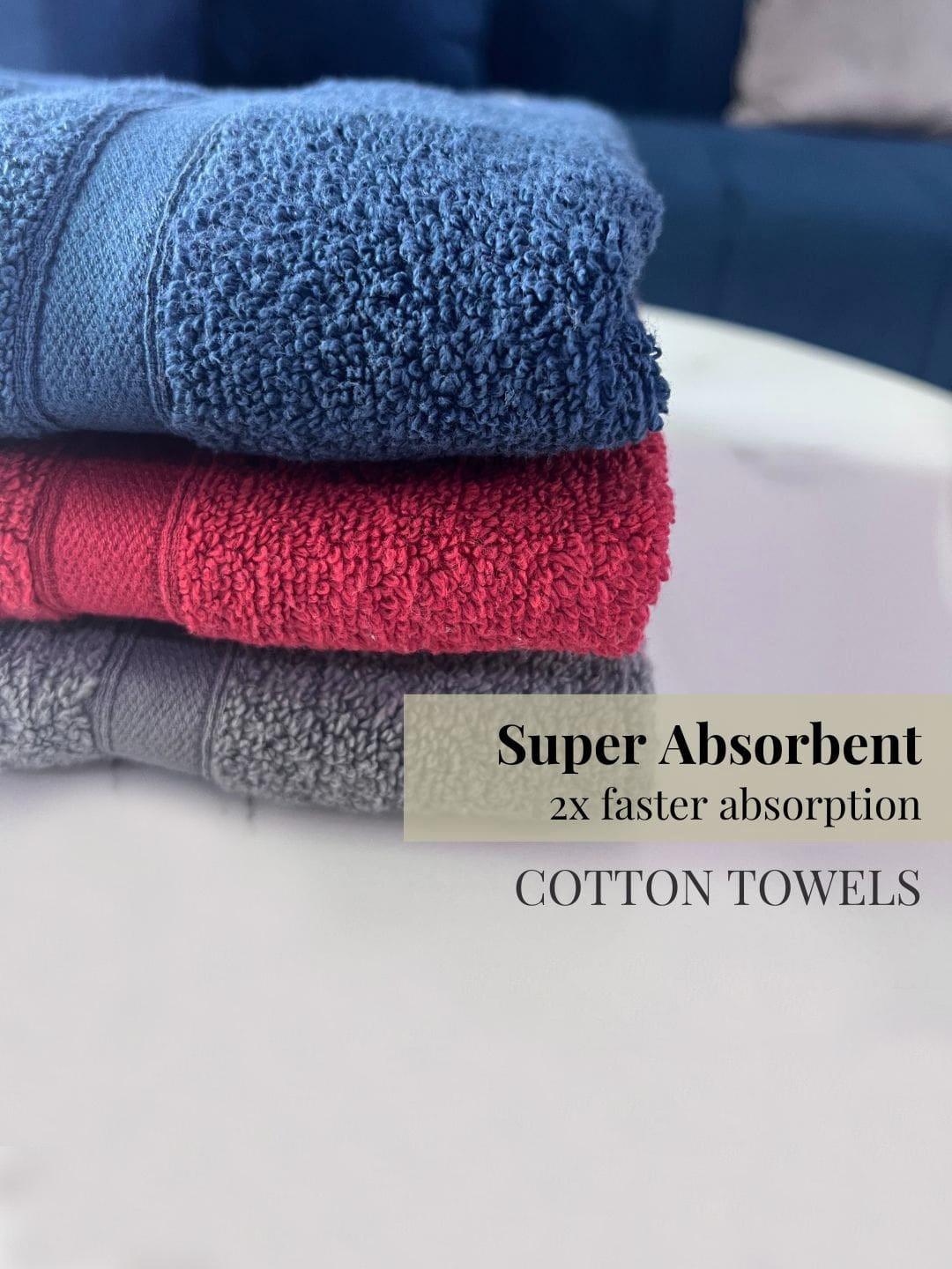 

eurospa Grey Cotton Bath Towels