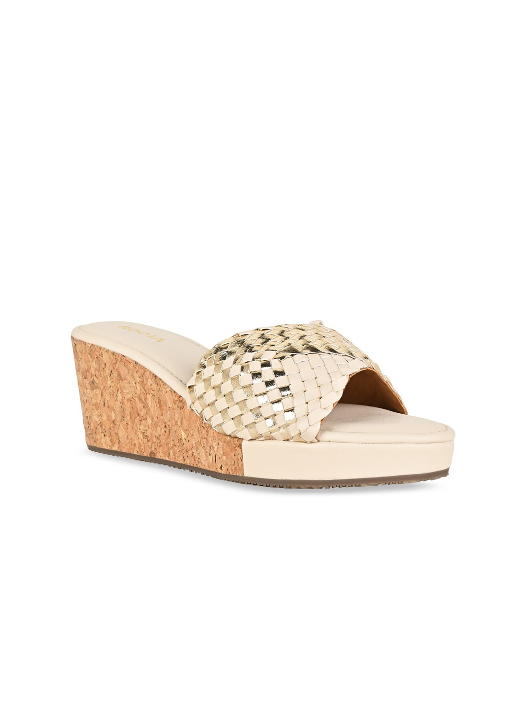 

Rocia Textured Wedge Heels, Beige