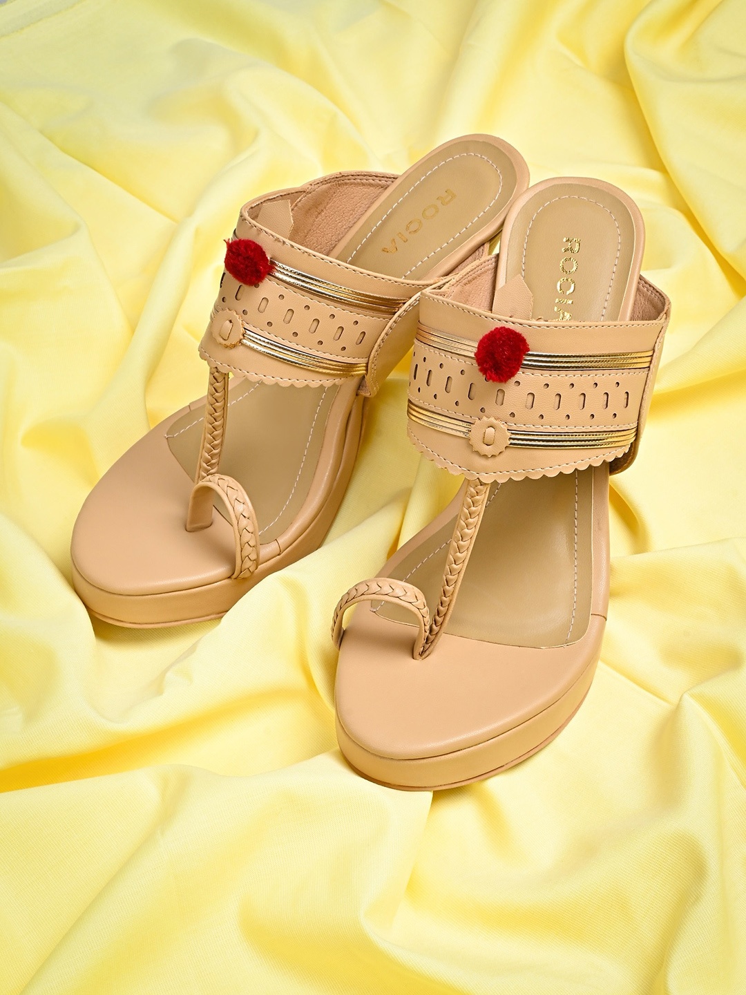 

Rocia Textured Stiletto Heels, Beige