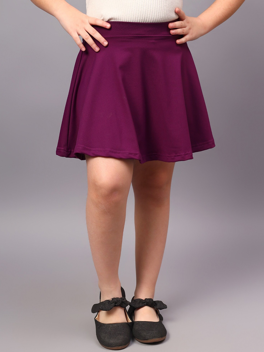 

BAESD Girls Mid-Rise Above Knee-Length Skorts, Burgundy