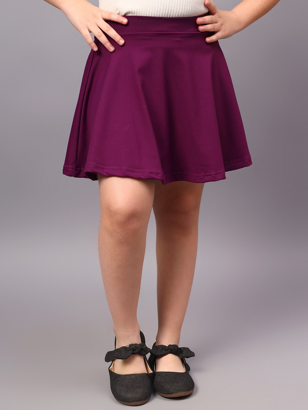 

BAESD Girls Mid-Rise Above Knee-Length Skorts, Burgundy