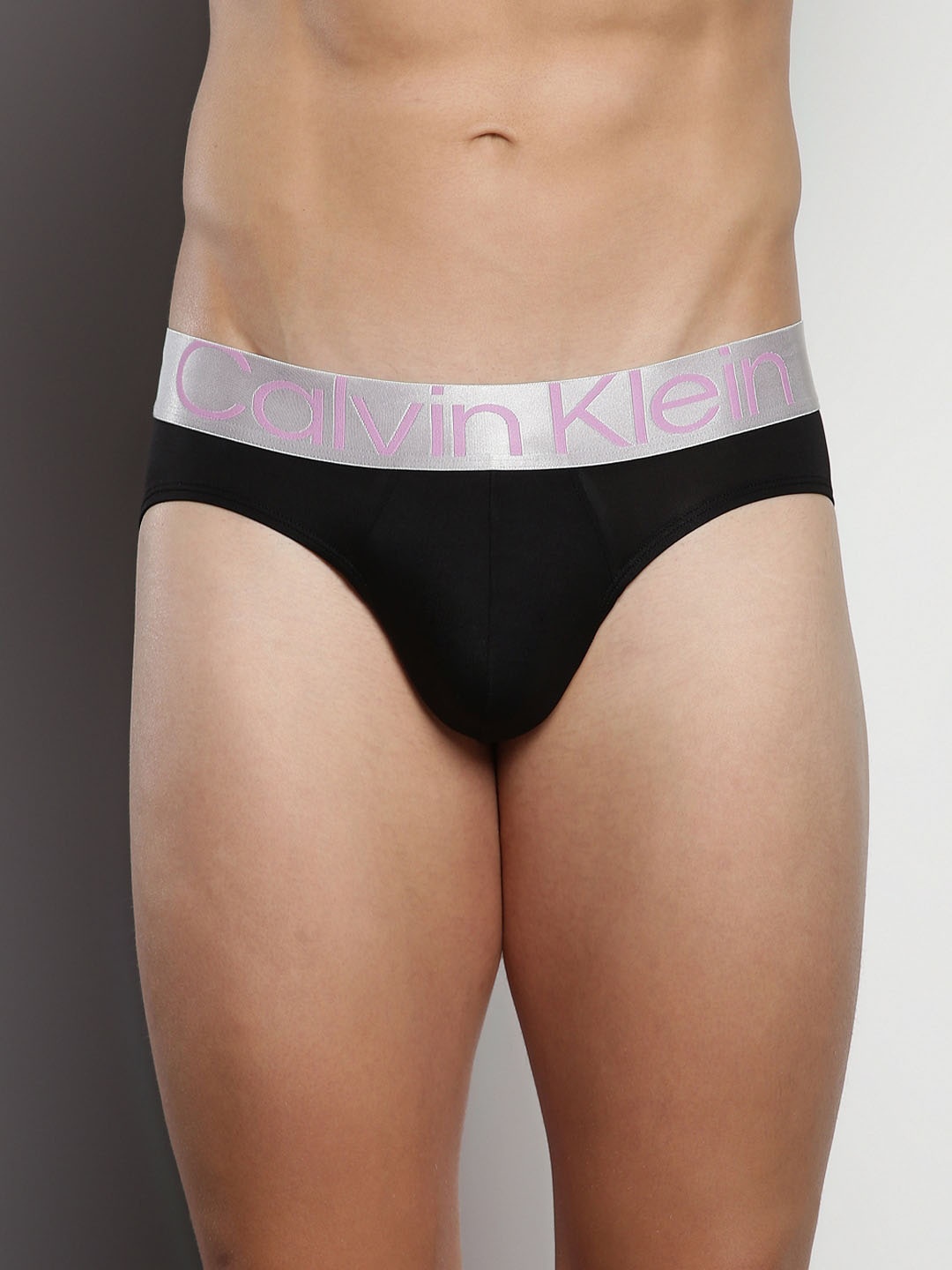 

Calvin Klein Brand Logo-Detail Basic Briefs NB3073N2D-3, Black