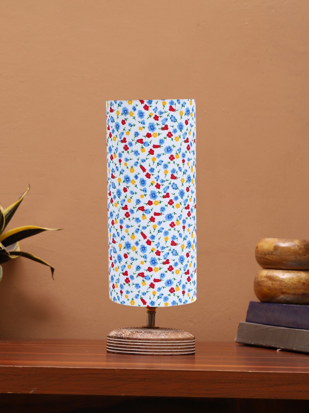 

Devansh Unisex White Wooden Table Lamps