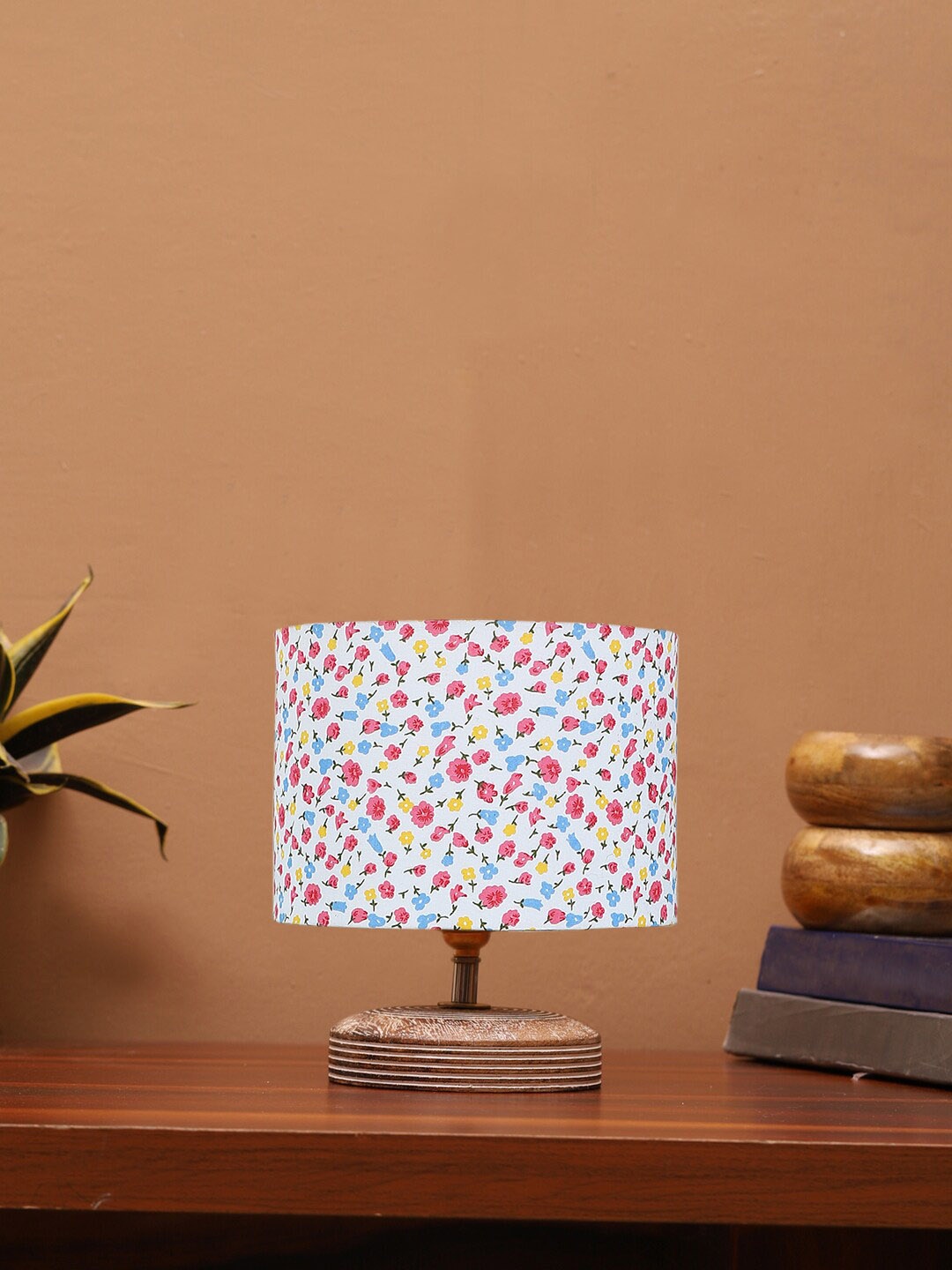 

Devansh White Wooden Table Lamps