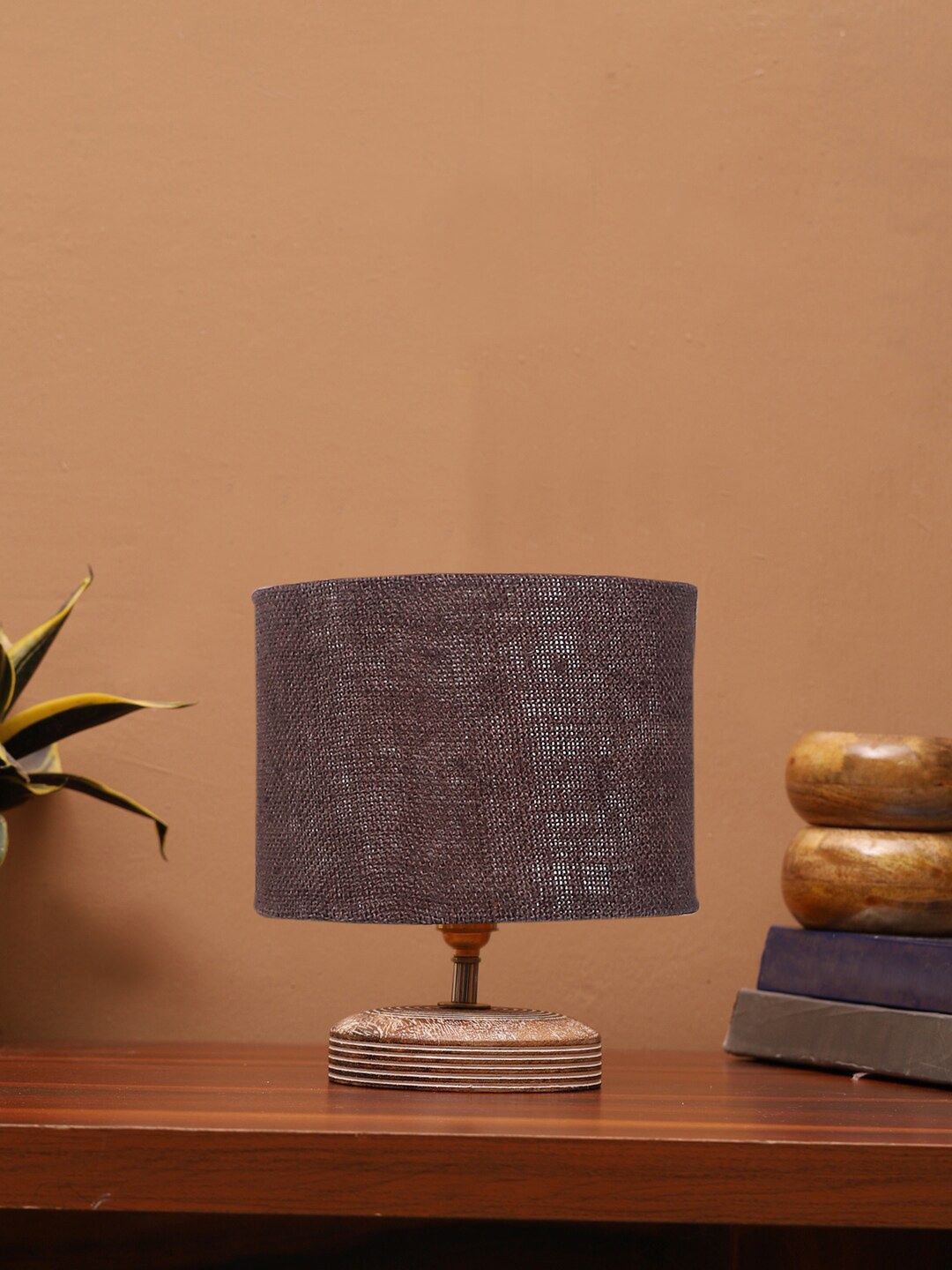 

Devansh Brown Wooden Table Lamps