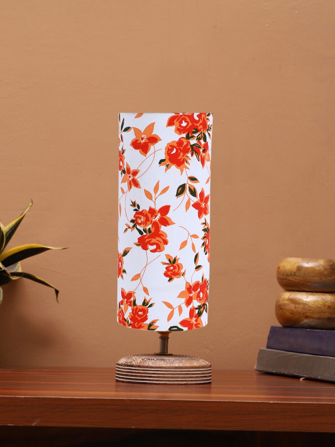 

Devansh White Wooden Table Lamps