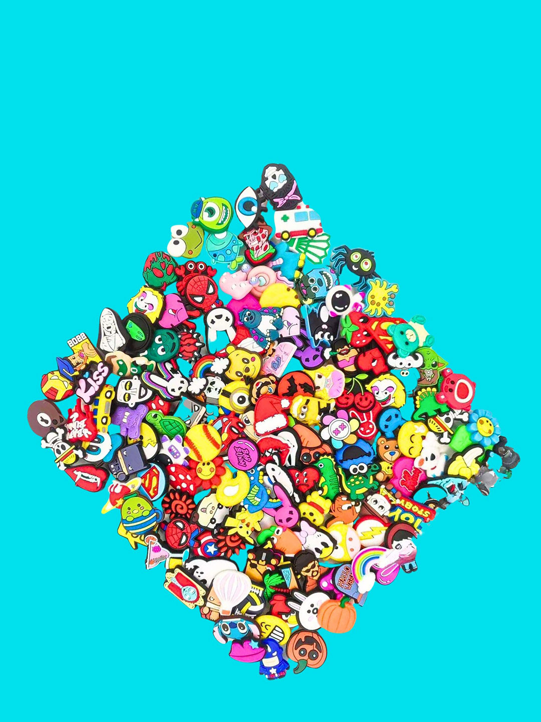 

Pinapes Set Of 6 Assorted Jibbitz Shoe Charms