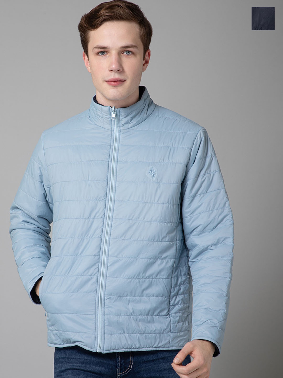 

Cantabil Reversible Padded Jacket, Blue