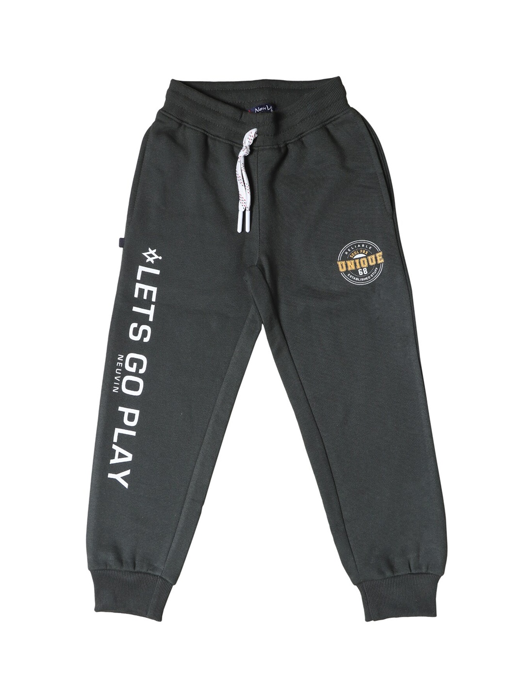 

BAESD Kids Printed Soft Mid-Rise Fleece Joggers, Olive